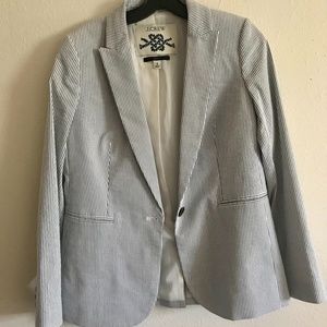 J. Crew Parke seersucker blazer